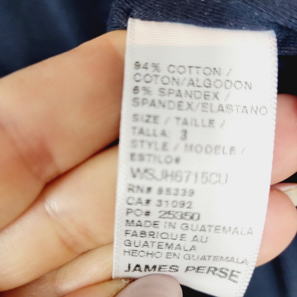 James Perse navy rouched dress - Picture 7 of 7